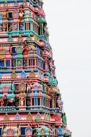 Meenakshi Amman Temple carvings, Madurai, India