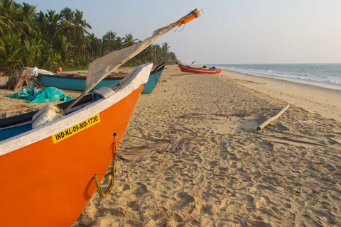 Nileshwar Beach Boats, Nileshwar, India