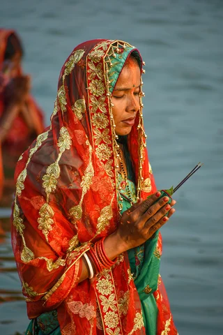 Woman Praying, India