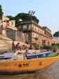 A view from a boat in Varanasi Uttar Pradesh India 