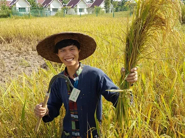 Laos smiling man