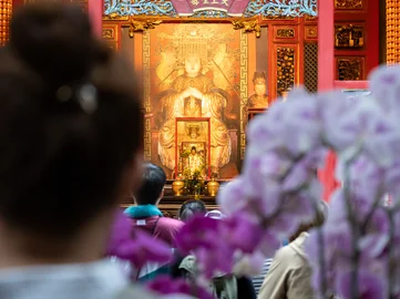 Taiwan Taipei Longshan Temple Altar