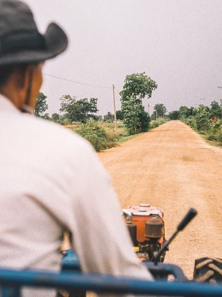 Cambodia POV tractor driver solo adventure