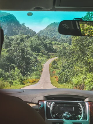 Borneo Kuching near Semenggo in July