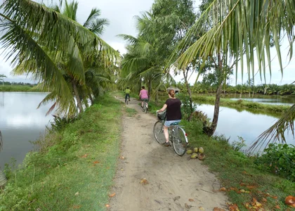 Cycling along the Thu Bon River Experience with InsideAsia