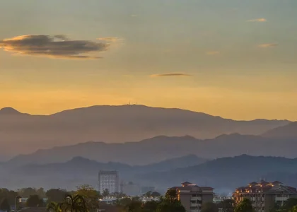 Sunrise over Kota Kinabalu