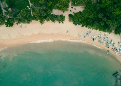 Drone Shot, Balapitiya, Sri Lanka