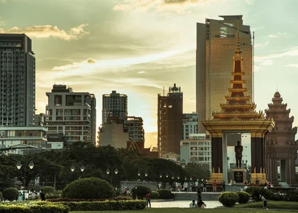 Phnom Penh skyline