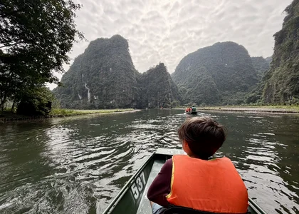 Boat trip in Ninh Binh