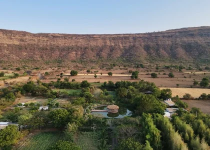 Dhyaana Farms Ariel shot, Aurangabad, India.