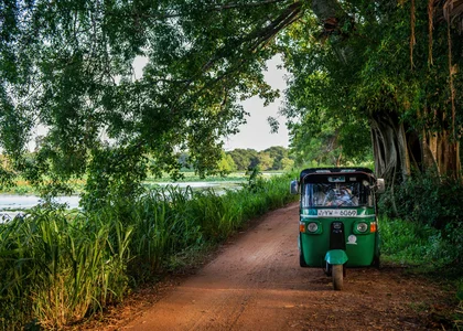 Tuktuk in the Cultural Triangle