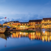 Hoi An waterfront at night