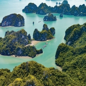 Vietnam - Halong Bay - Aerial View - Stock