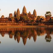 Sunrise at Angkor Wat temple