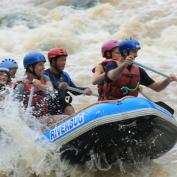 Whitewater rafting on the Padas River