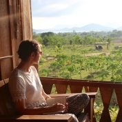 Looking out over the Kampot Pepper Farm