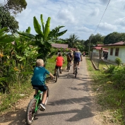 Cycling tour in rural Malacca