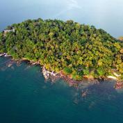 Aerial view of Koh Krabey Island