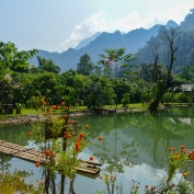 Pool in Vang Vieng