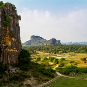 View over plains near Kep