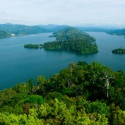 Aerial view of Banding Island