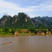 Vang Vieng river