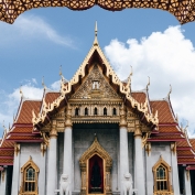 Temple exterior, Bangkok, Thailand