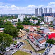 Aerial view of Holland Village shopping centre