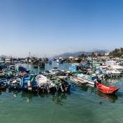 Boats in Cheung Chau harbour