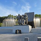 May 18 Memorial statues in Gwangju South Korea