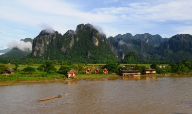 Vang Vieng river