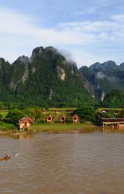 Vang Vieng river