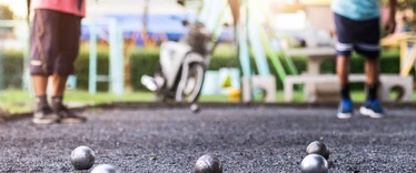 Playing boules