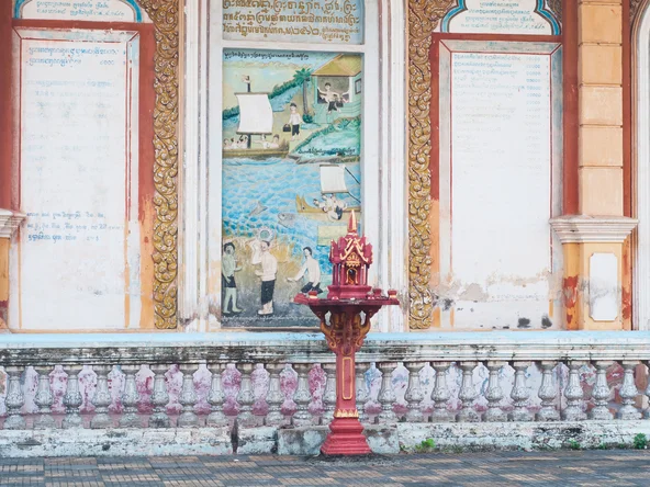 Battambang temple art