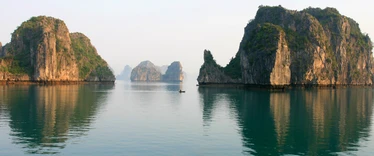 Limestone karts in Halong Bay Vietnam