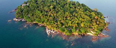 Aerial view of Koh Krabey Island 