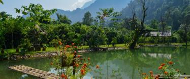 Pool in Vang Vieng