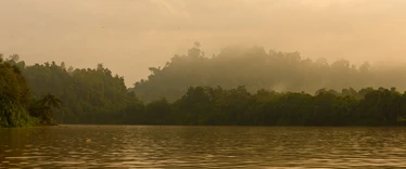 Boat on Kinabatangan River
