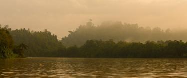 Boat on Kinabatangan River