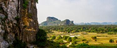 View over plains near Kep