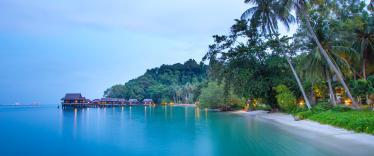 Waterfront villas at Pangkor