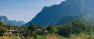 Riverside in Nong Khiaw