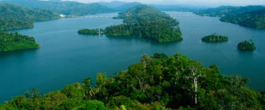 Aerial view of Banding Island
