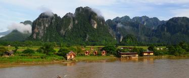 Vang Vieng river 