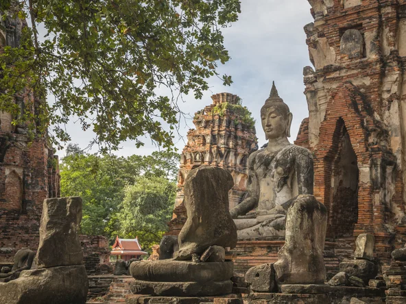 Ancient ruins at Ayutthaya