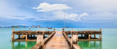 Pier at Ko Yao Noi, Thailand 