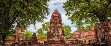 Wat Maha That temple in Ayutthaya