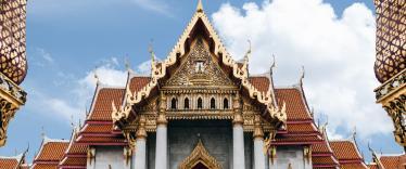 Temple exterior, Bangkok, Thailand 