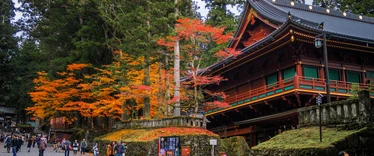 Nikko temple in autumn 