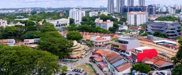 Aerial view of Holland Village shopping centre